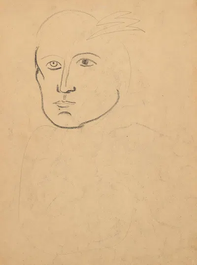 Étude de visage by Ян Веркаде, 1892 — digital art print download