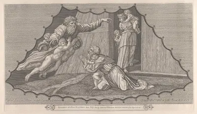 The Blessing of Abraham (After Raphael) by John Alexander — digital art print download