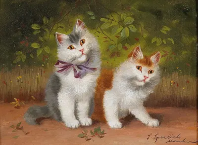 Two Kittens by Sophie Sperlich — digital art print download