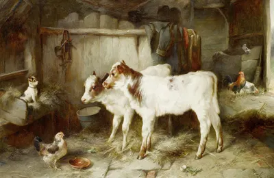 The Dog In The Manger by Walter Hunt — digital art print download