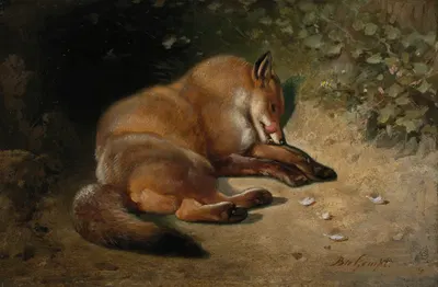After the meal by Bernard te Gempt, 1846-1879 — digital art print download