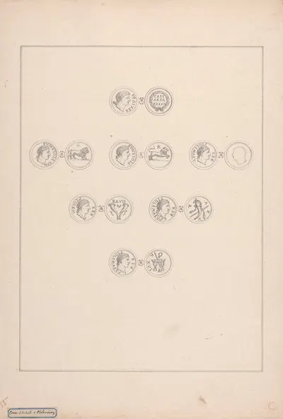Coins of Juba II and Ptolemay by Luigi Balugani — digital art print download
