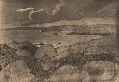 Les falaises de Plougasnou by Максим Мофра, 1894 — digital art print download