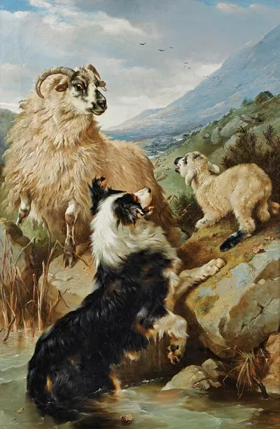 Rescued by Walter Hunt, 1888 — digital art print download