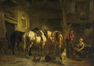 In The Stables by Вутерус Версхур — digital art print download