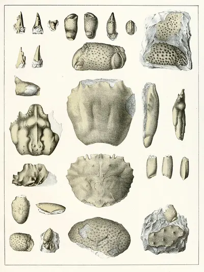 Die crustaceen der böhmischen kreideformation Pl. 10 by Antonín Frič, 1887 — digital art print download