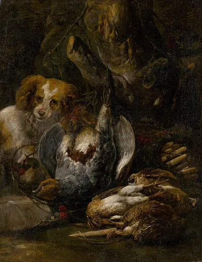 Hunting Still Life by Ян Фит, 1640–1660 — digital art print download