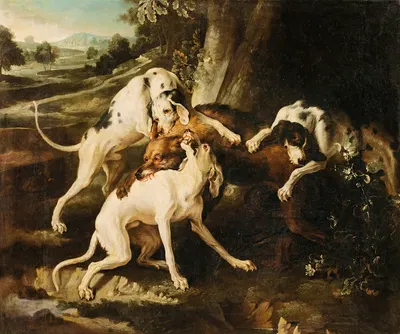 The Wolf Hunt by Александр Франсуа Деспор — digital art print download