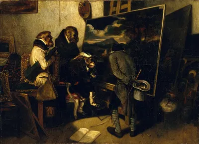 The Experts by Александр-Габриэль Декамп, 1837 — digital art print download
