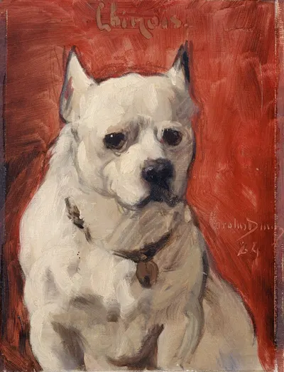 Le chien 'chinois' by Каролус-Дюран, 1884 — digital art print download