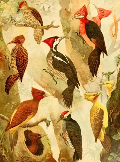Picapáus, Jpecú by Emil August Göldi, 1900-1906 — digital art print download