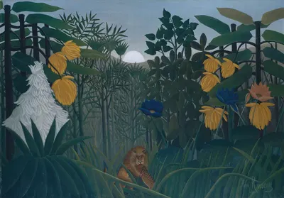 The Repast of the Lion by Henri Rousseau — digital art print download