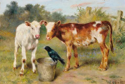 An unexpected guest by Herbert William Weekes — digital art print download