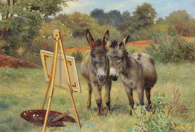 The unlikely connoisseurs by Herbert William Weekes — digital art print download