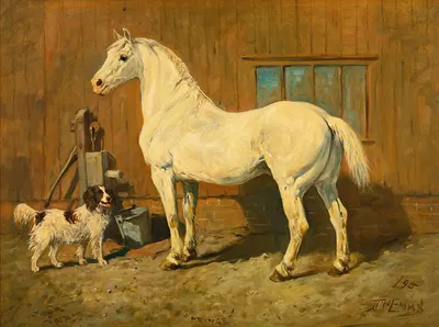 Prince And Shot by Джон Эмс, 1895 — digital art print download