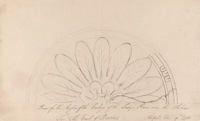 Headfort House: Lady's Room Ceiling Rose by Роберт Адам, 1772 — digital art print download