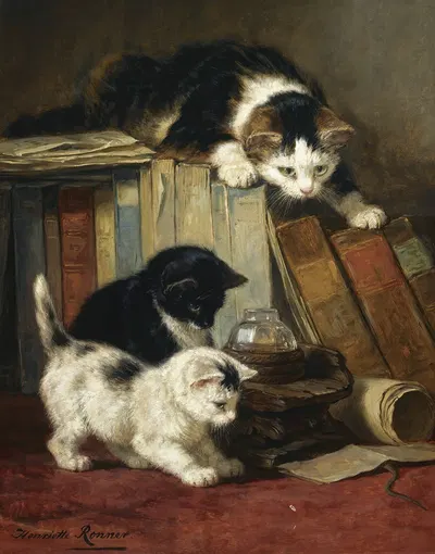 Watching the prey by Анриэтта Роннер-Книп — digital art print download