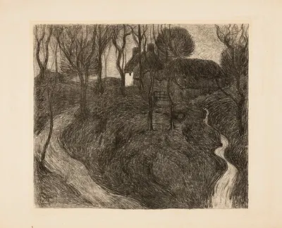Hawkridge by Robert Polhill Bevan, 1898 — digital art print download
