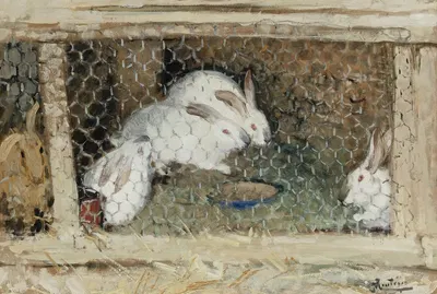 Les Lapins by Pierre-Eugène Montézin — digital art print download