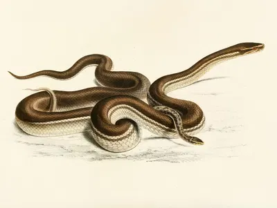 Lycodon Geometricus by Sir Andrew Smith, 1838-1849 — digital art print download