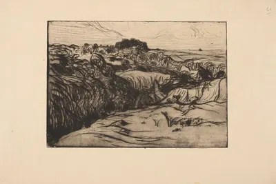 Paysage sur la côte by Родерик О'Конор, 1893 — digital art print download