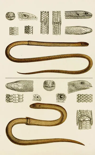 Reptiles III by Frederick McCoy, 1885-1890 — digital art print download