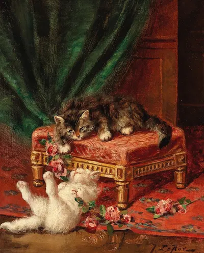 Rosenkätzchen by Jules Leroy — digital art print download