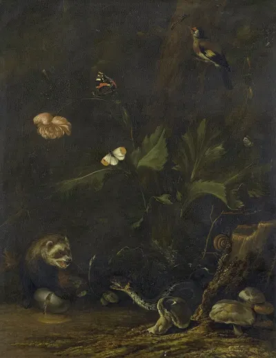 Animals and Plants by Антони ван Борссом, 1650 - 1677 — digital art print download