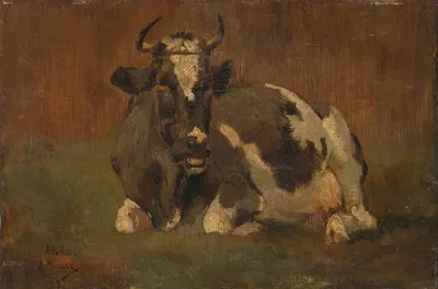 Lying Cow by Anton Mauve — digital art print download