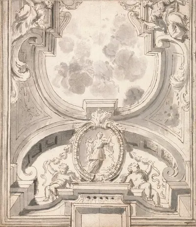 Design for Ceiling Decoration by Thomas Carwitham — digital art print download