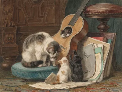 The Musicians by Анриэтта Роннер-Книп — digital art print download