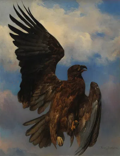 The Wounded Eagle by Роза Бонёр — digital art print download