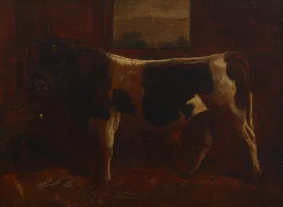 A Prize Bull by Аббот Хандерсон Тейер, 1870 — digital art print download