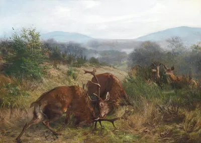 Die Rivalen by Карл Фридрих Дейкер — digital art print download