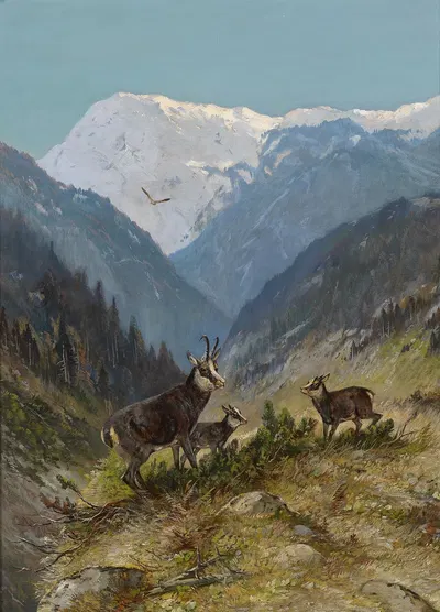 Gamswildrudel by Мориц Мюллер, 1904 — digital art print download