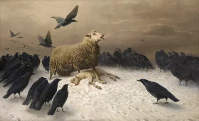 Anguish by Август Фридрих Шенк, 1876 - 1878 — digital art print download