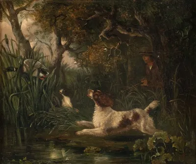 Duck hunting by George Stevens — digital art print download
