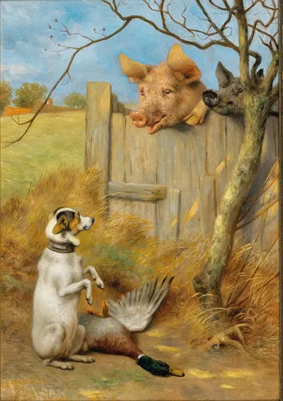 The Trial by Herbert William Weekes — digital art print download