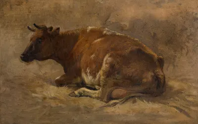 Cow by Андре Плюмо — digital art print download