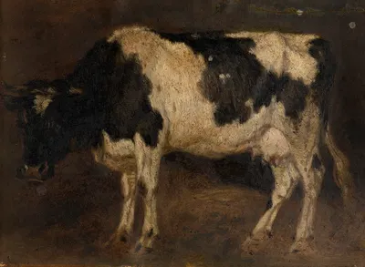 Cow by Андре Плюмо — digital art print download