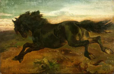 Galloping Horse by Карл Вальблом, 1846 — digital art print download