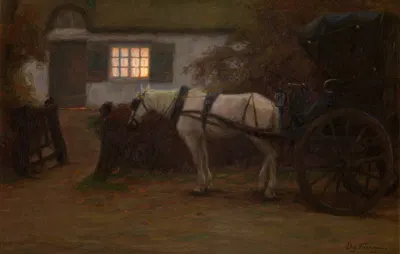 The Village Doctor by Эдгард Фарасин — digital art print download