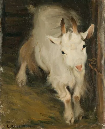 He-Goat by Ernst Küsel, 1900 — digital art print download