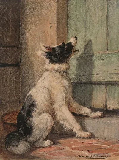 Waiting by Анриэтта Роннер-Книп, 1870 — digital art print download