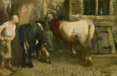 At the Slaughterhouse by Ян Стоббаертс — digital art print download