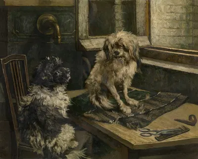 Dogs by Jan Stobbaerts — digital art print download