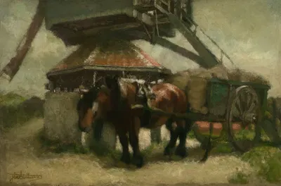 The Windmill at Kiel by Ян Стоббаертс — digital art print download