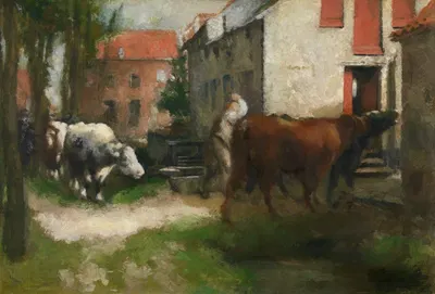 To the Stables by Ян Стоббаертс — digital art print download