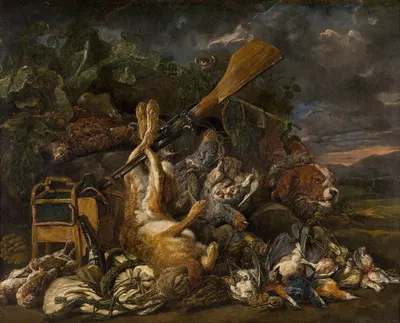 After the Hunt by Joannes Fijt — digital art print download