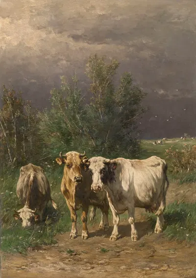 Before the Thunderstorm by Johannes Hubertus Leonardus de Haas — digital art print download